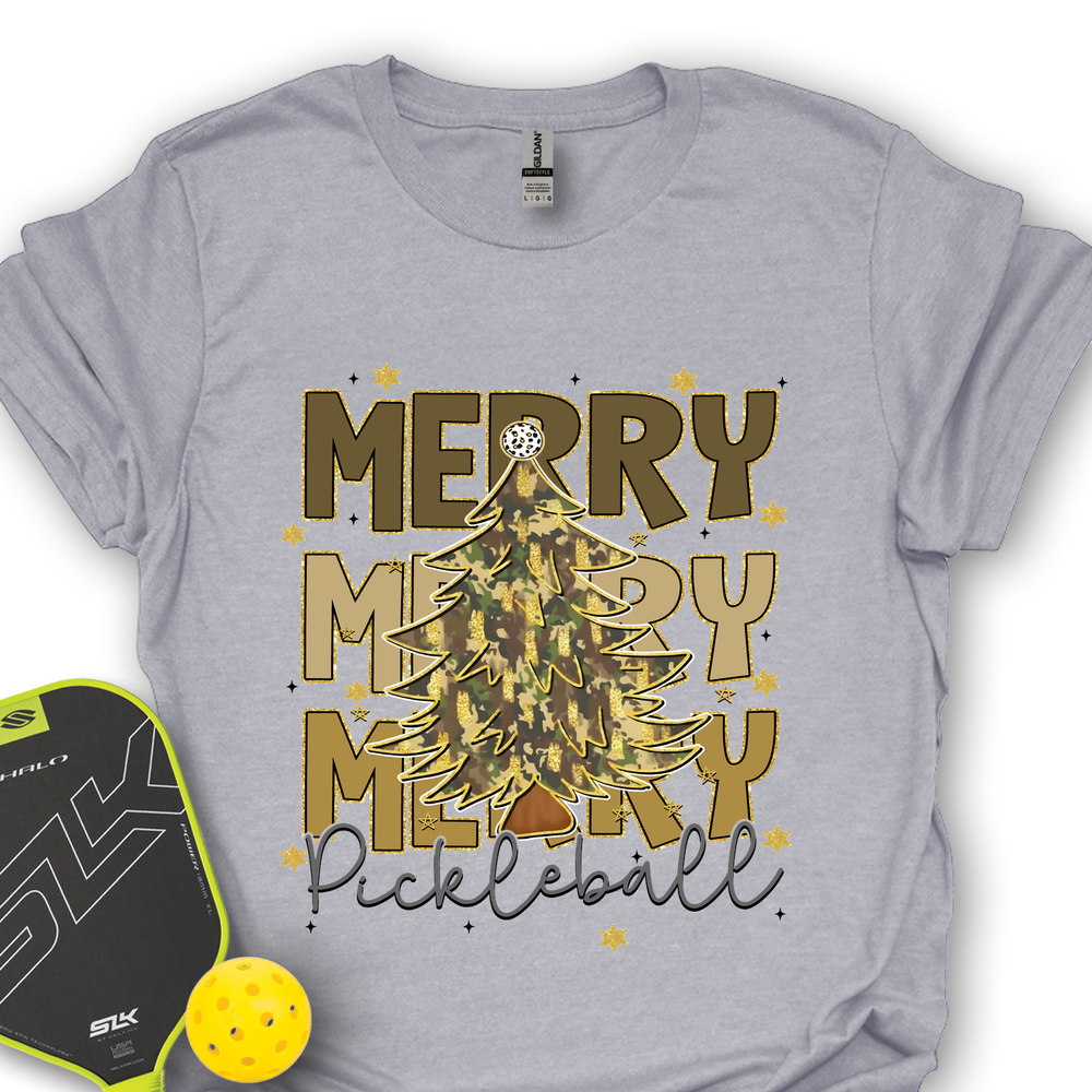 Merry Merry Merry Pickleball Unisex T-Shirt - Picklechillz