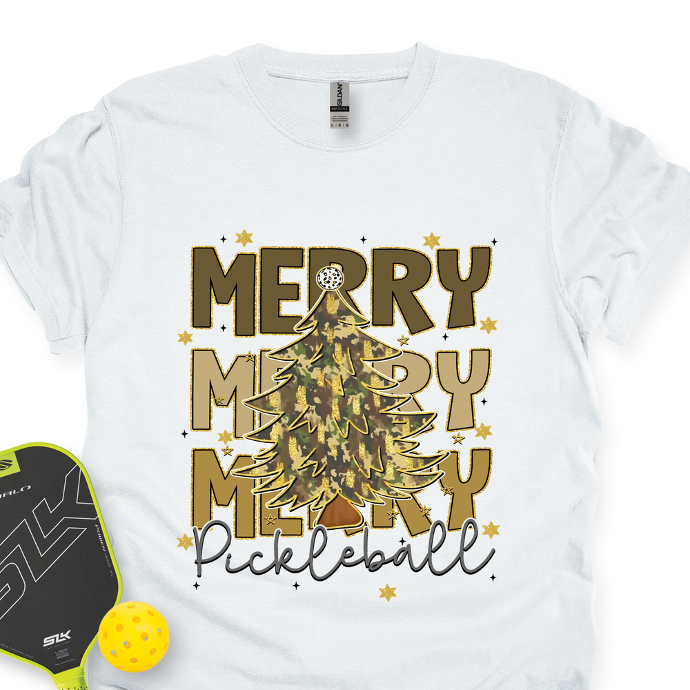 Merry Merry Merry Pickleball Unisex T-Shirt - Picklechillz