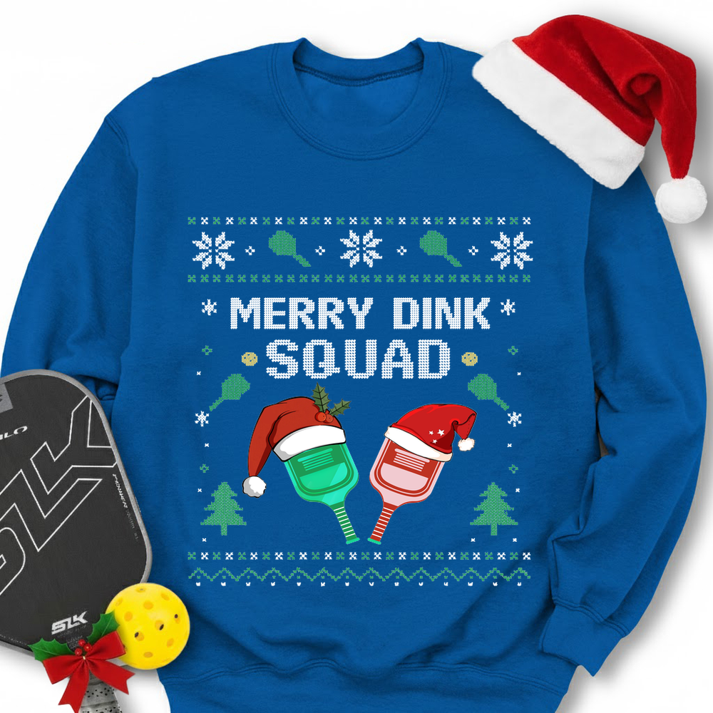 Merry Dink Squad Paddle Sweatshirt - Picklechillz