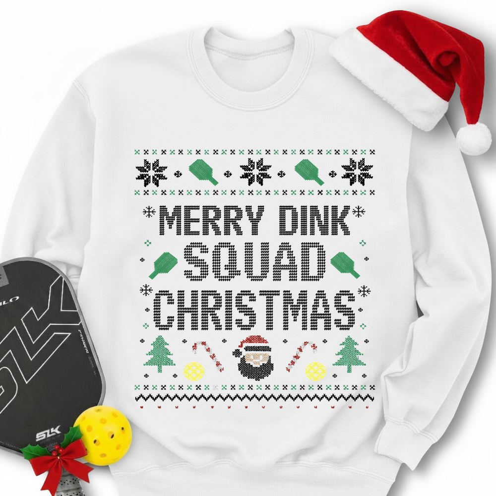 Merry Dink Squad Christmas Sweatshirt - Picklechillz
