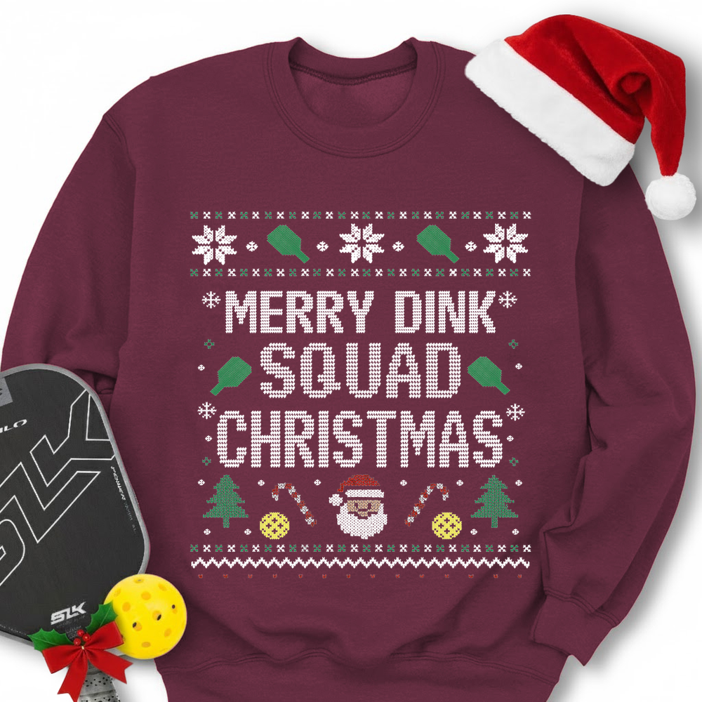 Merry Dink Squad Christmas Sweatshirt - Picklechillz