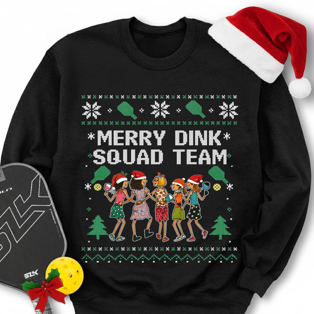 Merry Dink Squad Team Sweatshirt - Picklechillz