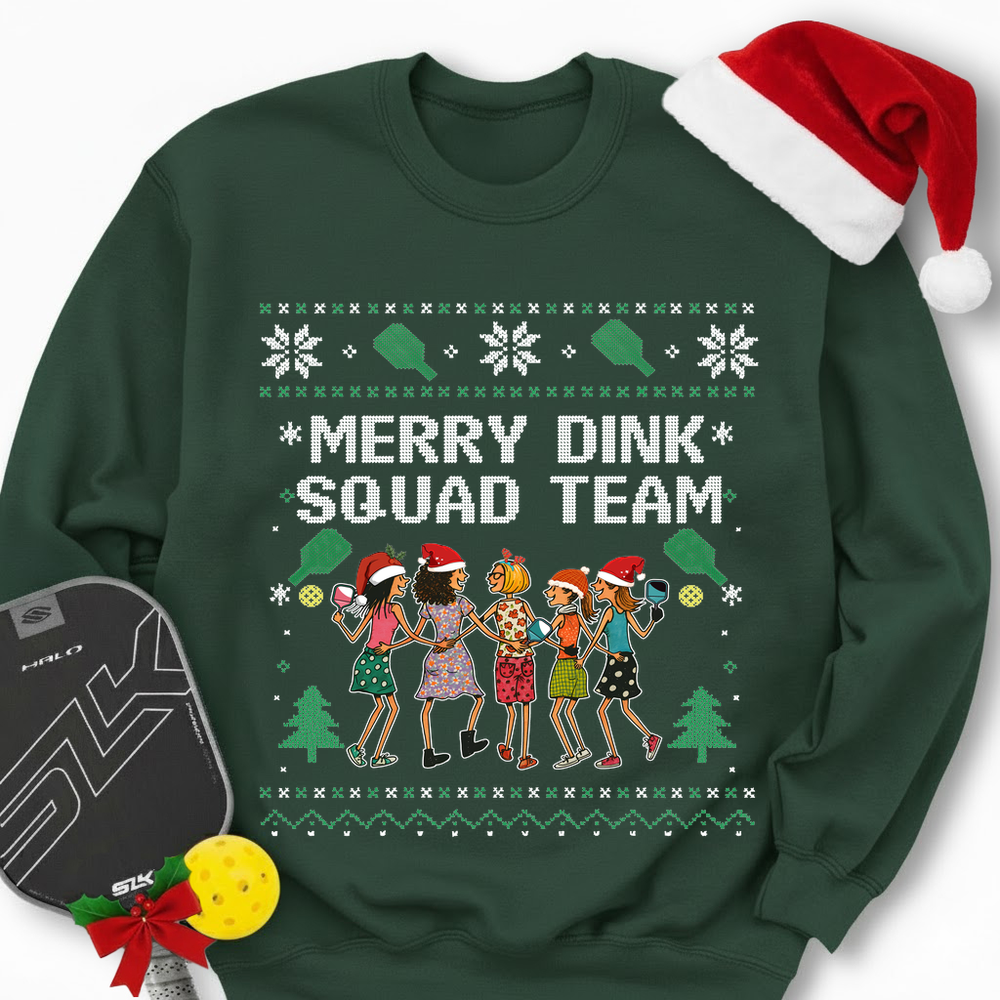 Merry Dink Squad Team Sweatshirt - Picklechillz