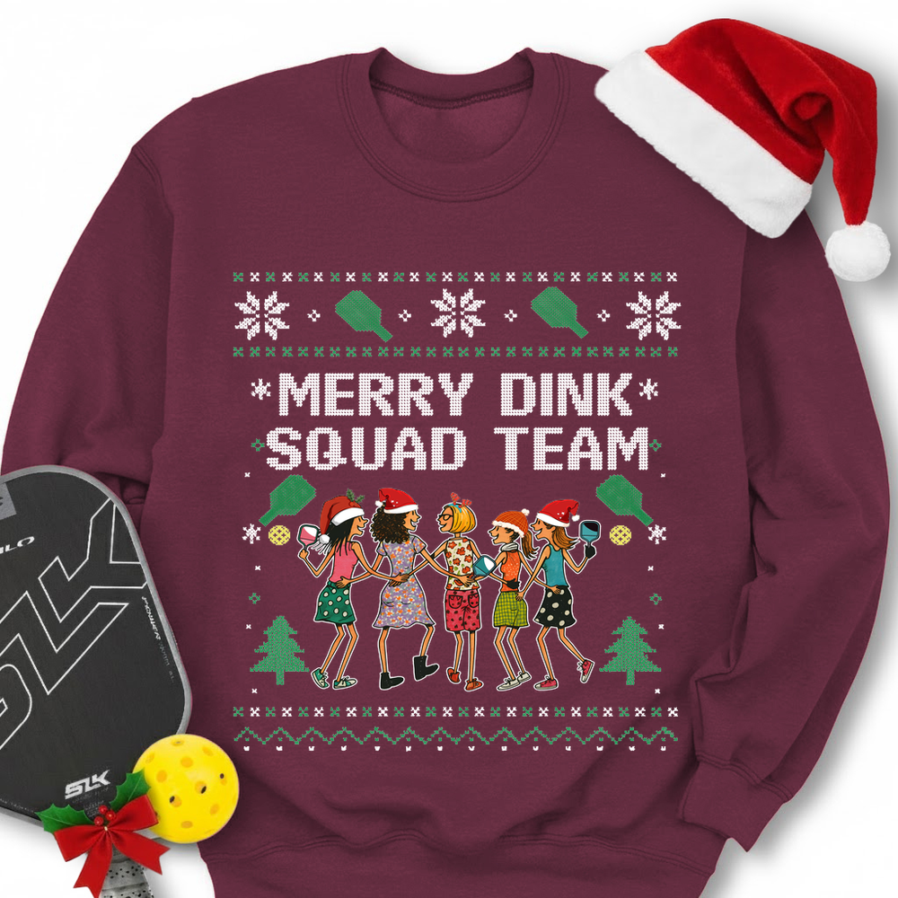 Merry Dink Squad Team Sweatshirt - Picklechillz