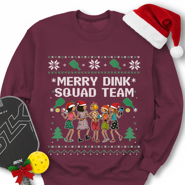 Merry Dink Squad Team Sweatshirt - Picklechillz