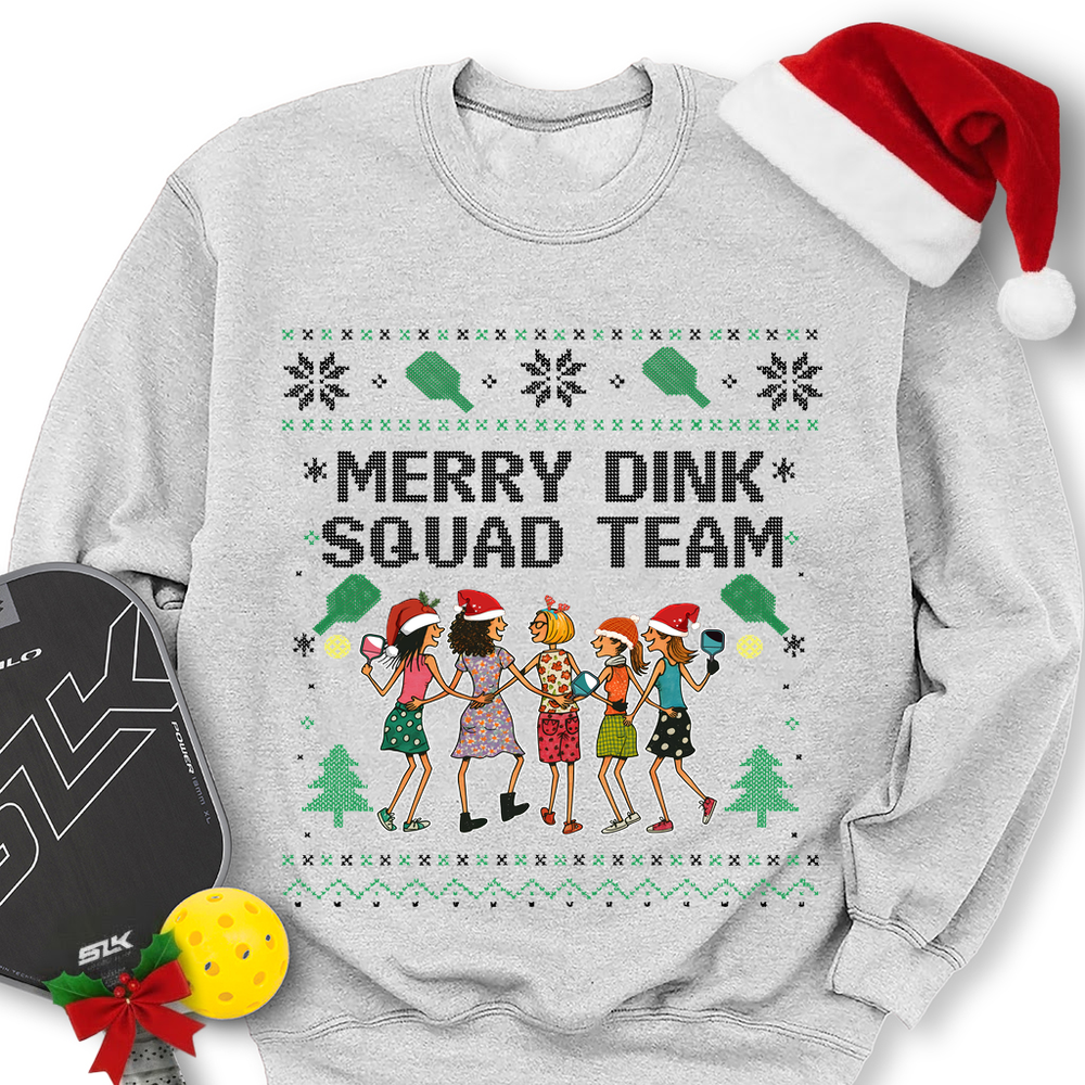 Merry Dink Squad Team Sweatshirt - Picklechillz