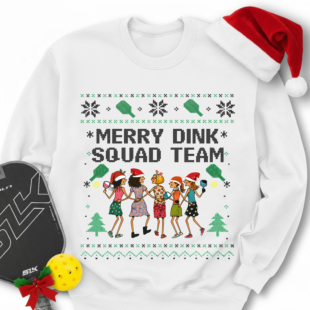 Merry Dink Squad Team Sweatshirt - Picklechillz