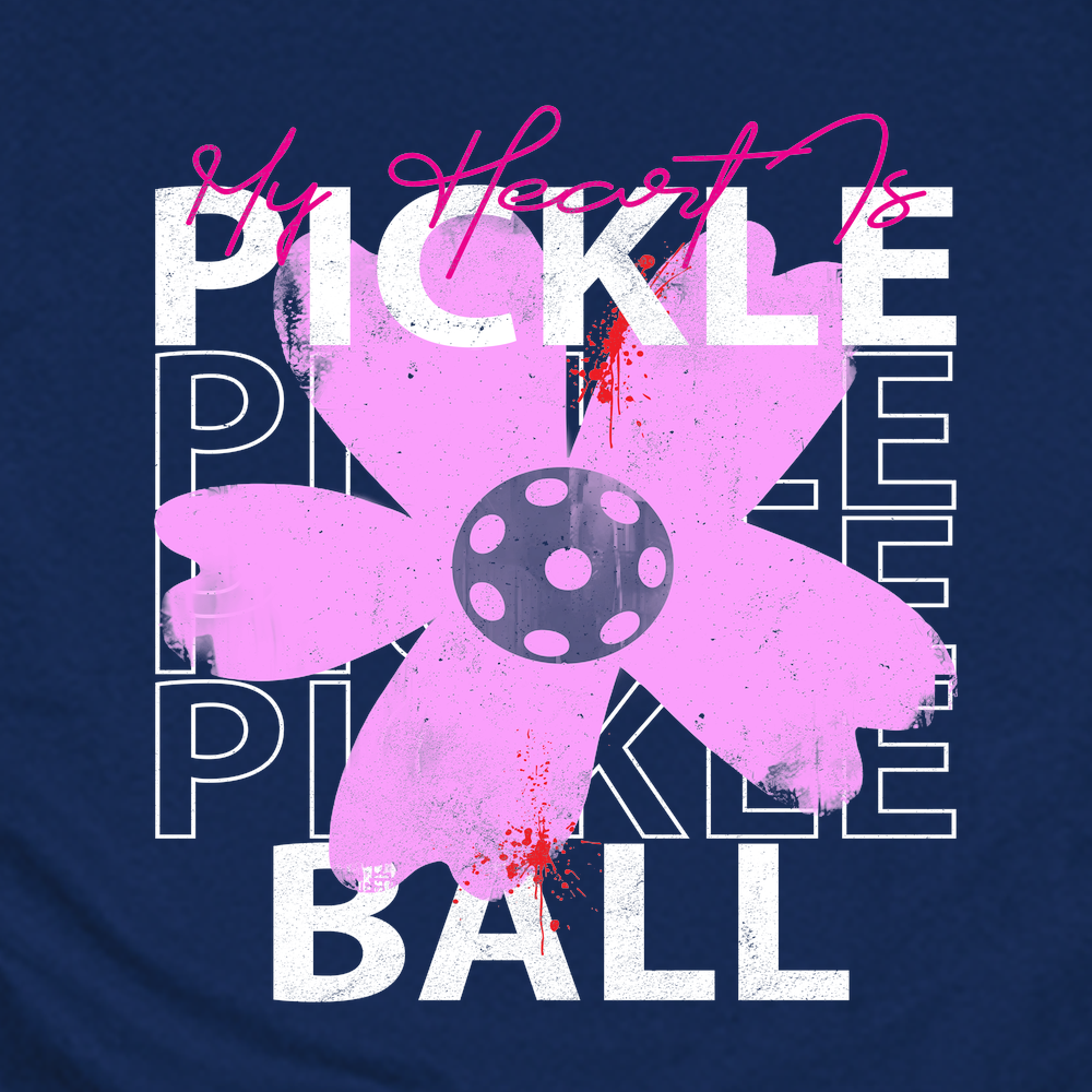 My Heart Is Pickle Pickle Pickle Ball Unisex T-Shirt - Picklechillz