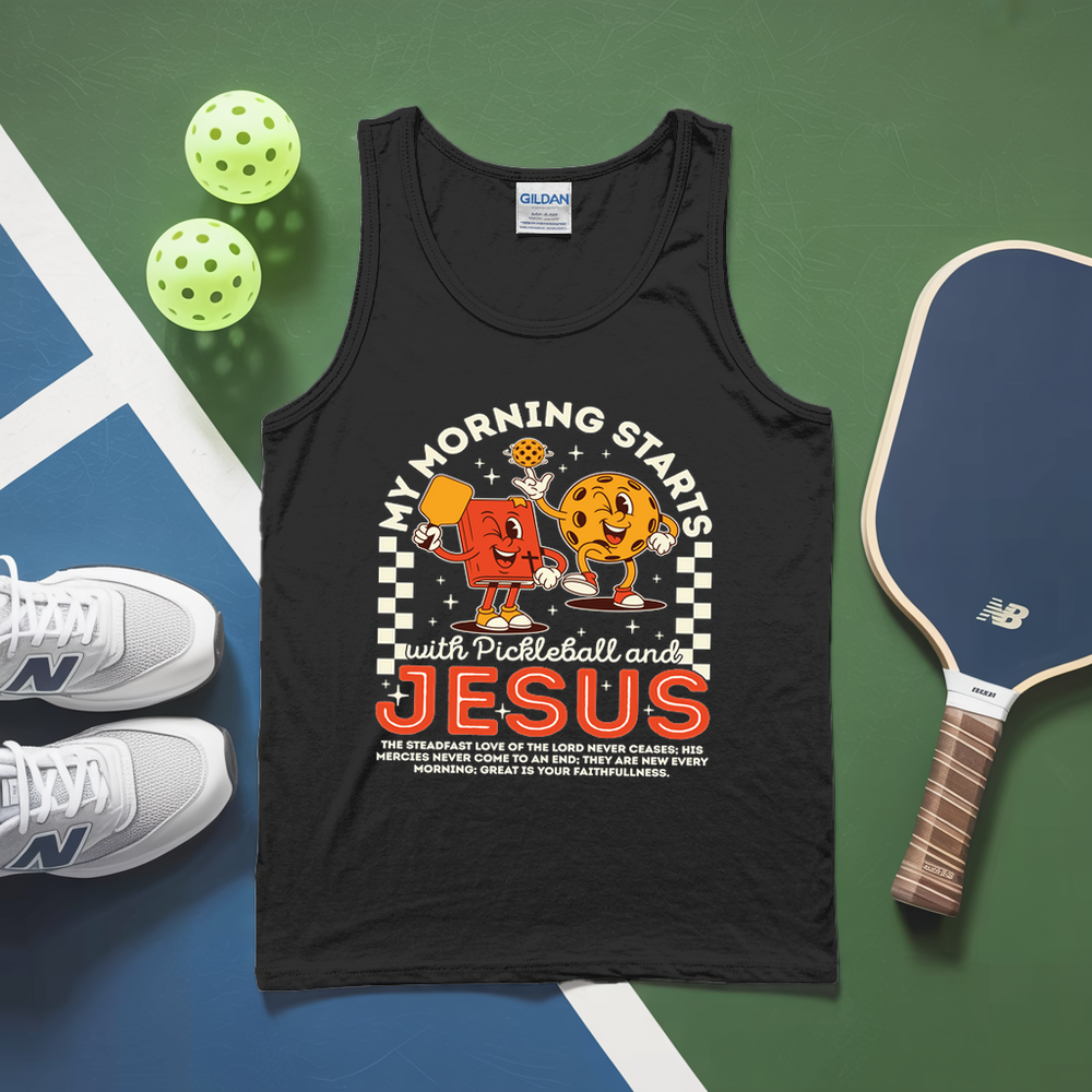 Christian Pickleball And Jesus Tank Top - Picklechillz