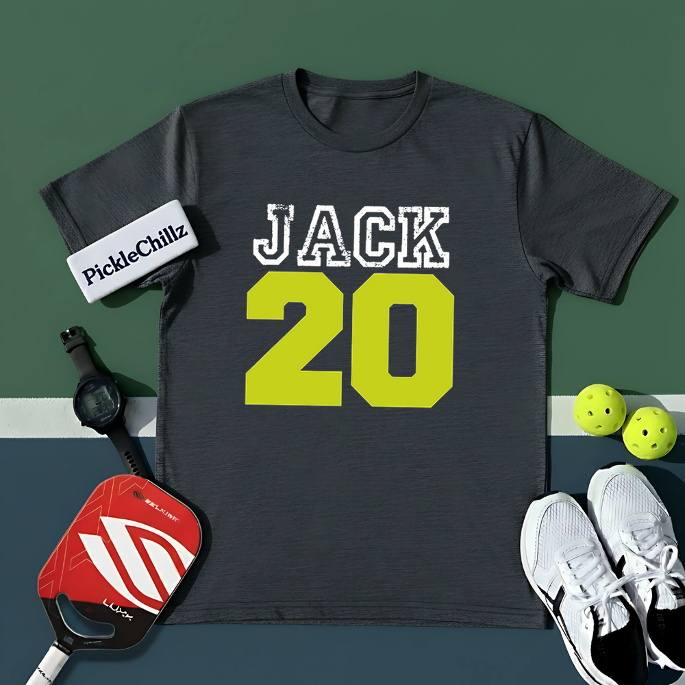 Custom Name and Number Pickleball Team Unisex T-Shirt - Picklechillz