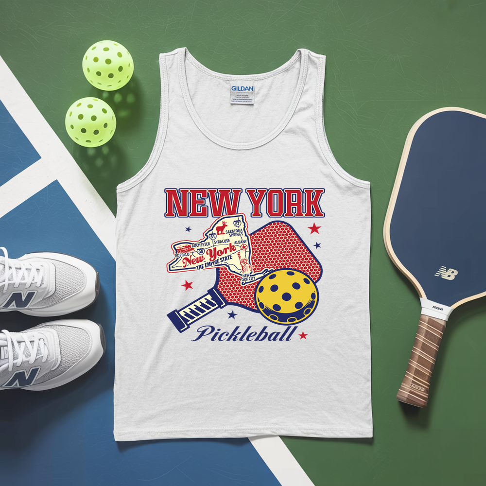 New York Pickleball Players And Sports Fans Tank Top - Picklechillz