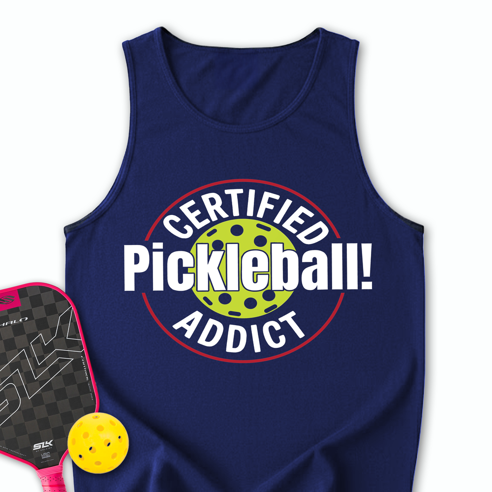 Certified Addict Pickleball For Player Tank Top - Picklechillz