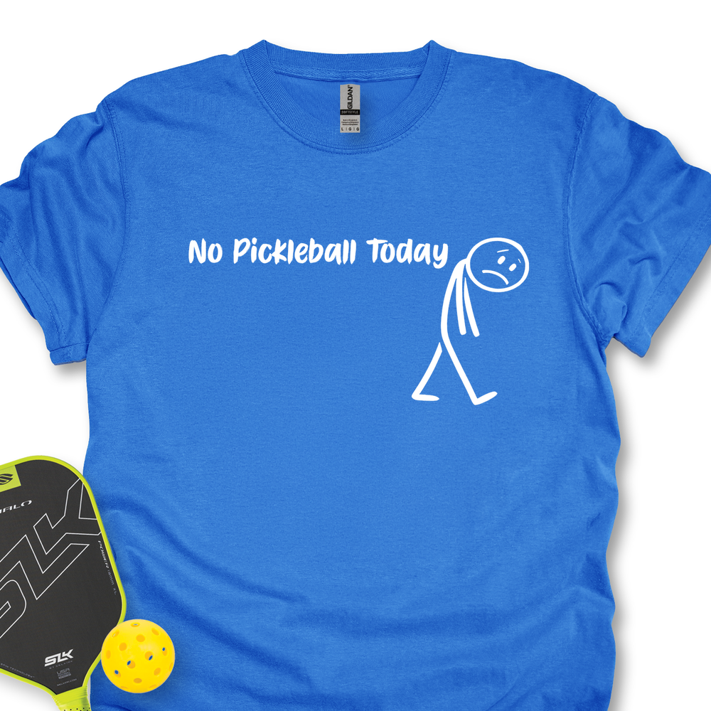 No Pickleball Today Unisex T-Shirt - Picklechillz