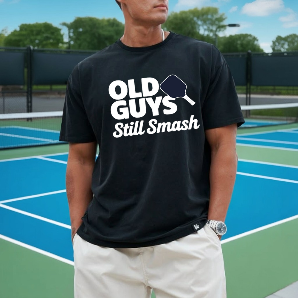 Old Guys Still Smash Unisex T-Shirt - Picklechillz