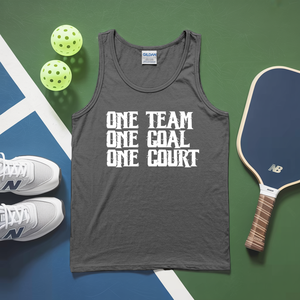 One Team. One Goal. One Court. Tank Top - Picklechillz