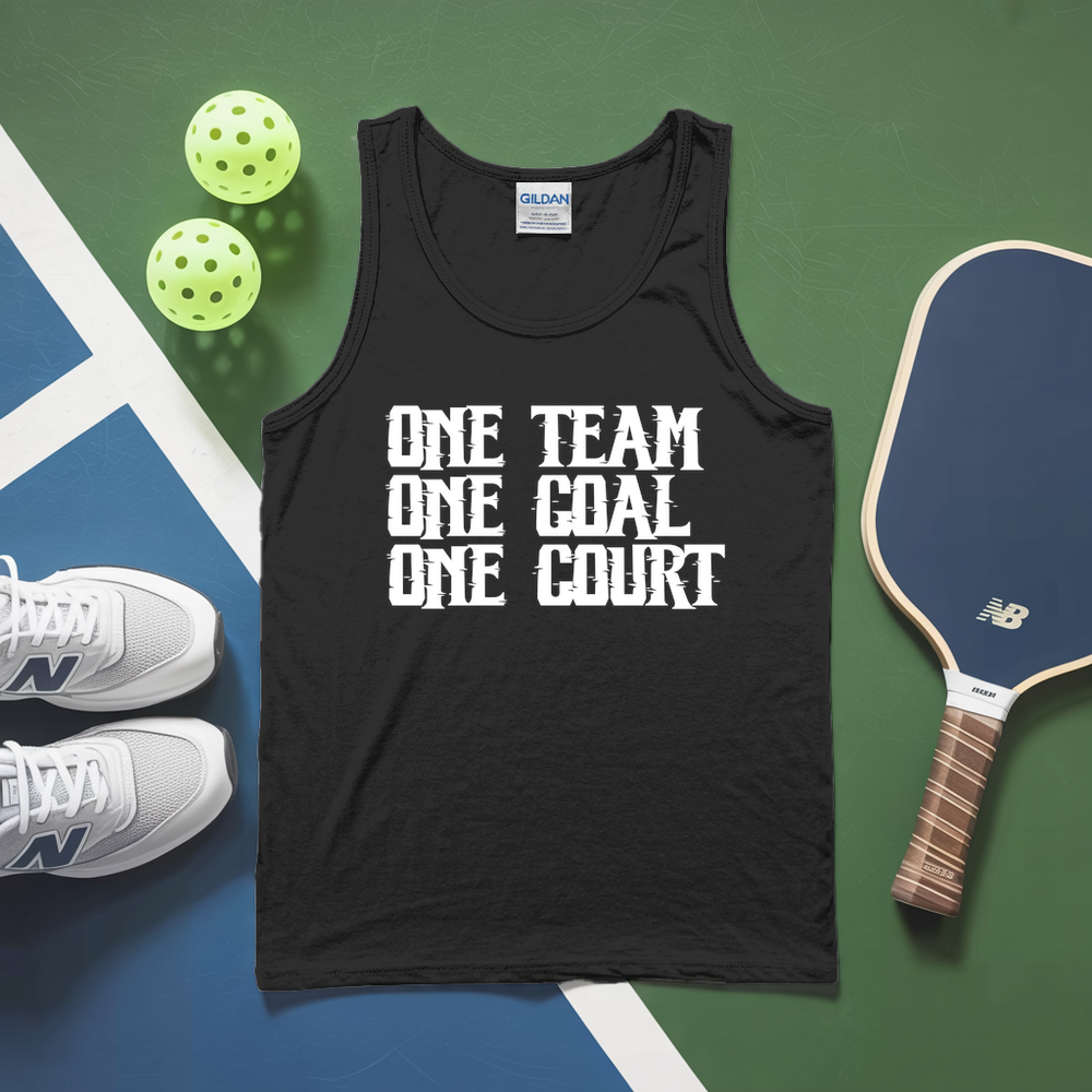One Team. One Goal. One Court. Tank Top - Picklechillz