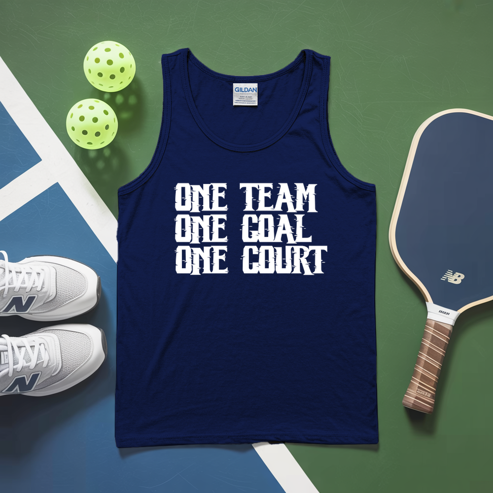 One Team. One Goal. One Court. Tank Top - Picklechillz