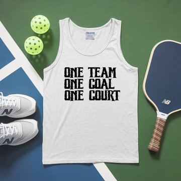 One Team. One Goal. One Court. Tank Top - Picklechillz