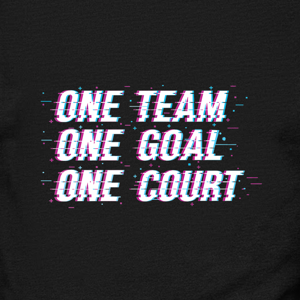 One Team. One Goal. One Court. Unisex T-Shirt - Picklechillz