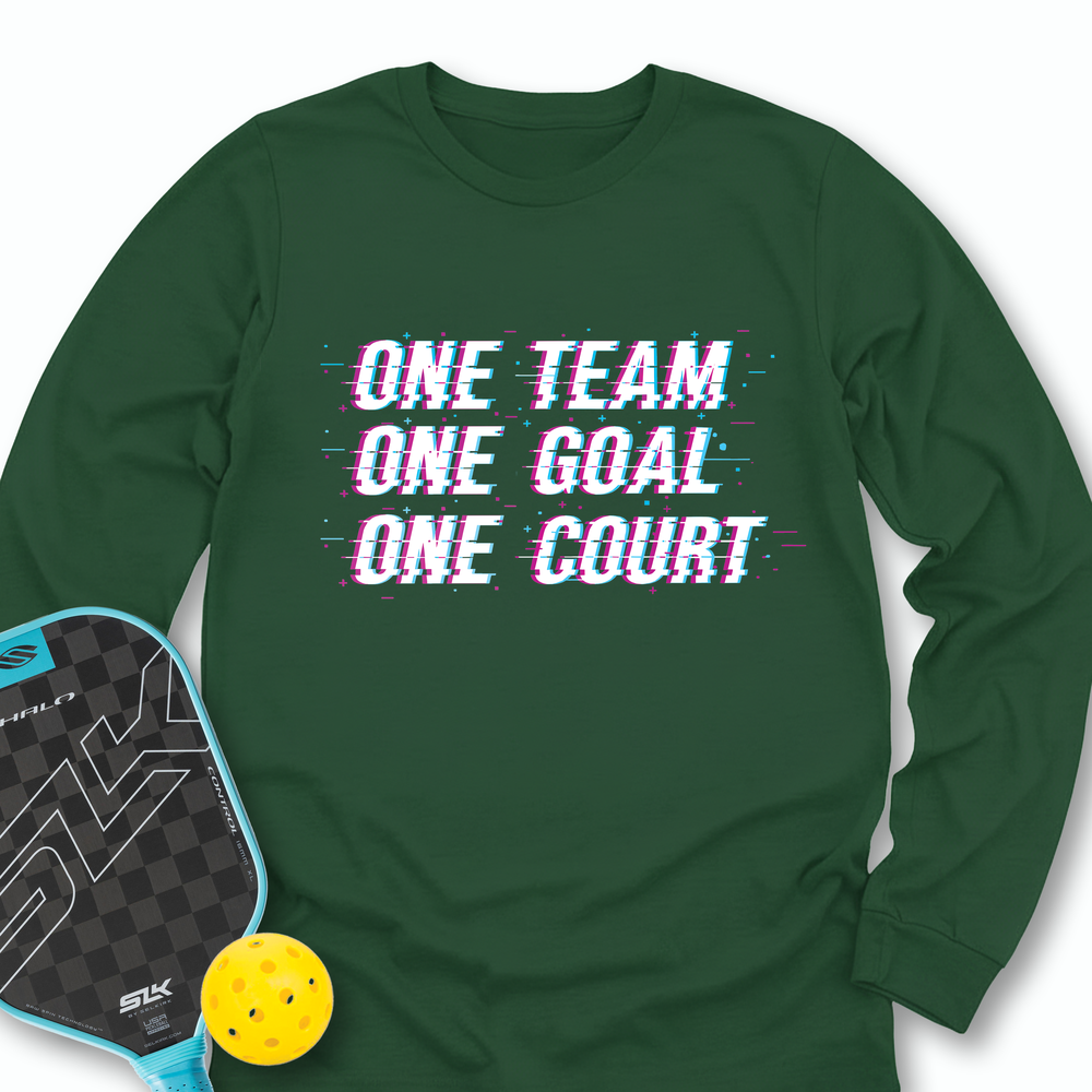 One Team. One Goal. One Court. Long Sleeve - Picklechillz