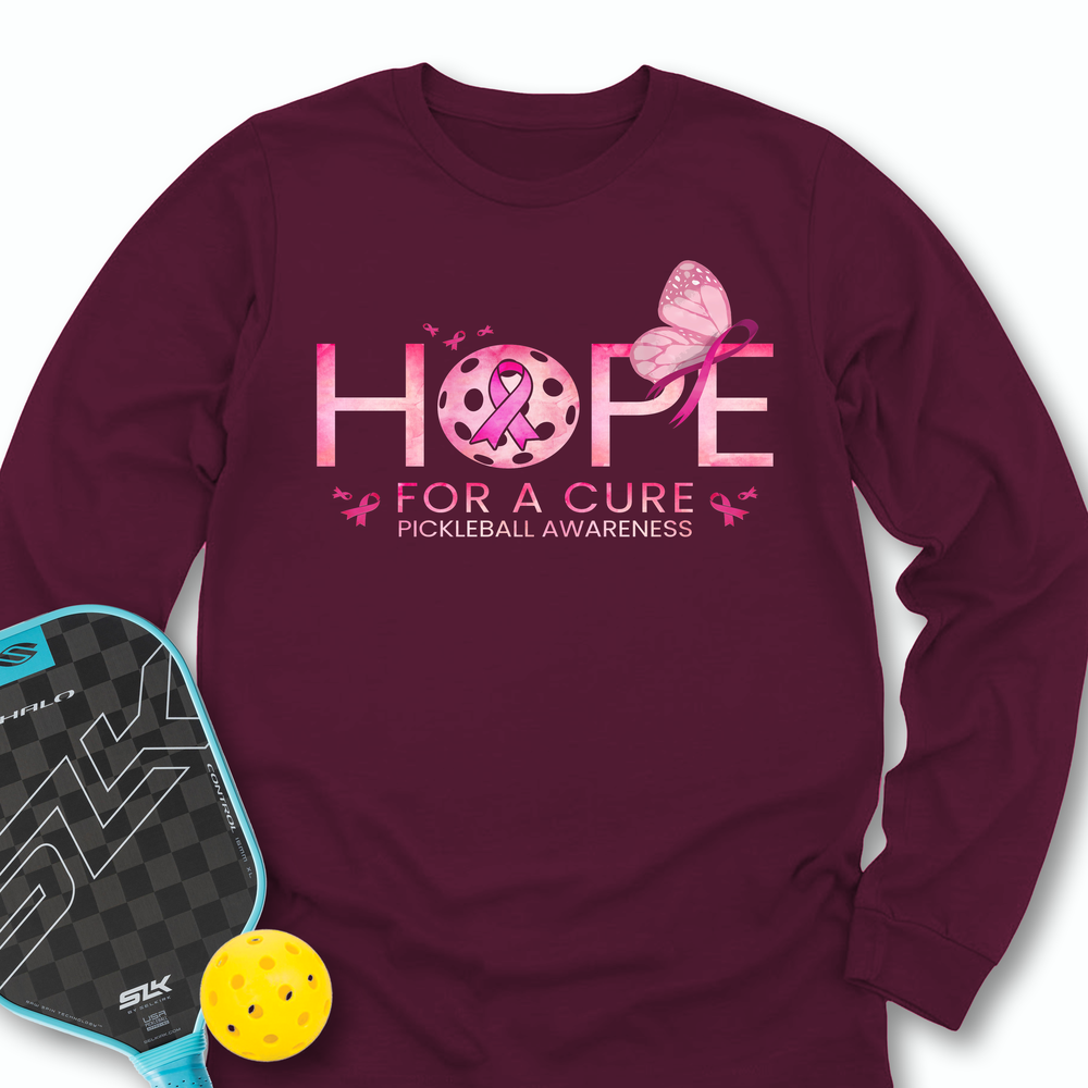 Hope – Pickleball For A Cure Long Sleeve - Picklechillz