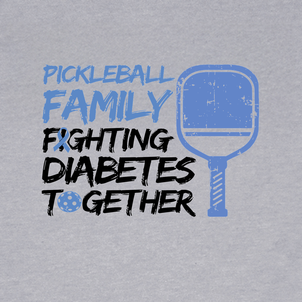 Pickleball Family Fighting Diabetes Together Unisex T-Shirt - Picklechillz
