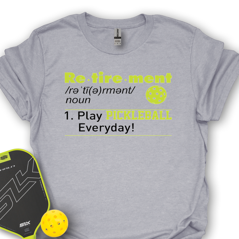 Pickleball Retirement Define Unisex T-Shirt - Picklechillz
