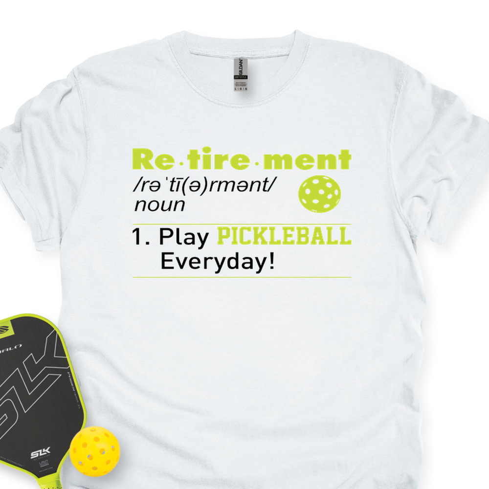 Pickleball Retirement Define Unisex T-Shirt - Picklechillz