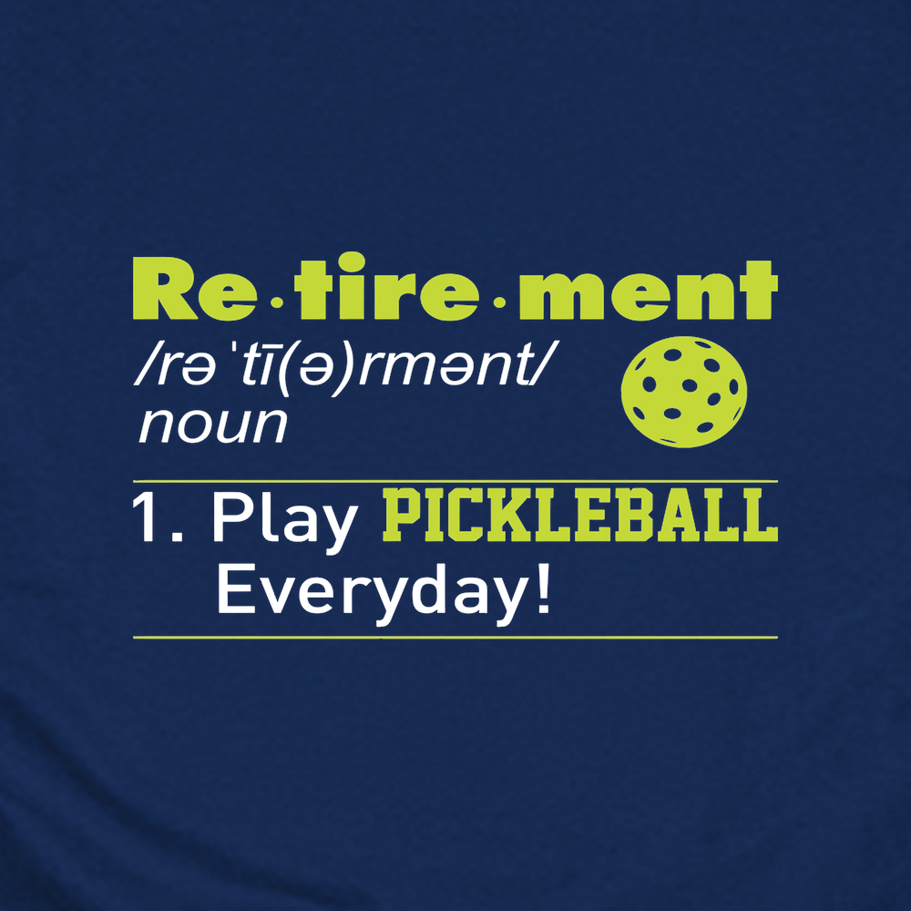 Pickleball Retirement Define Unisex T-Shirt - Picklechillz