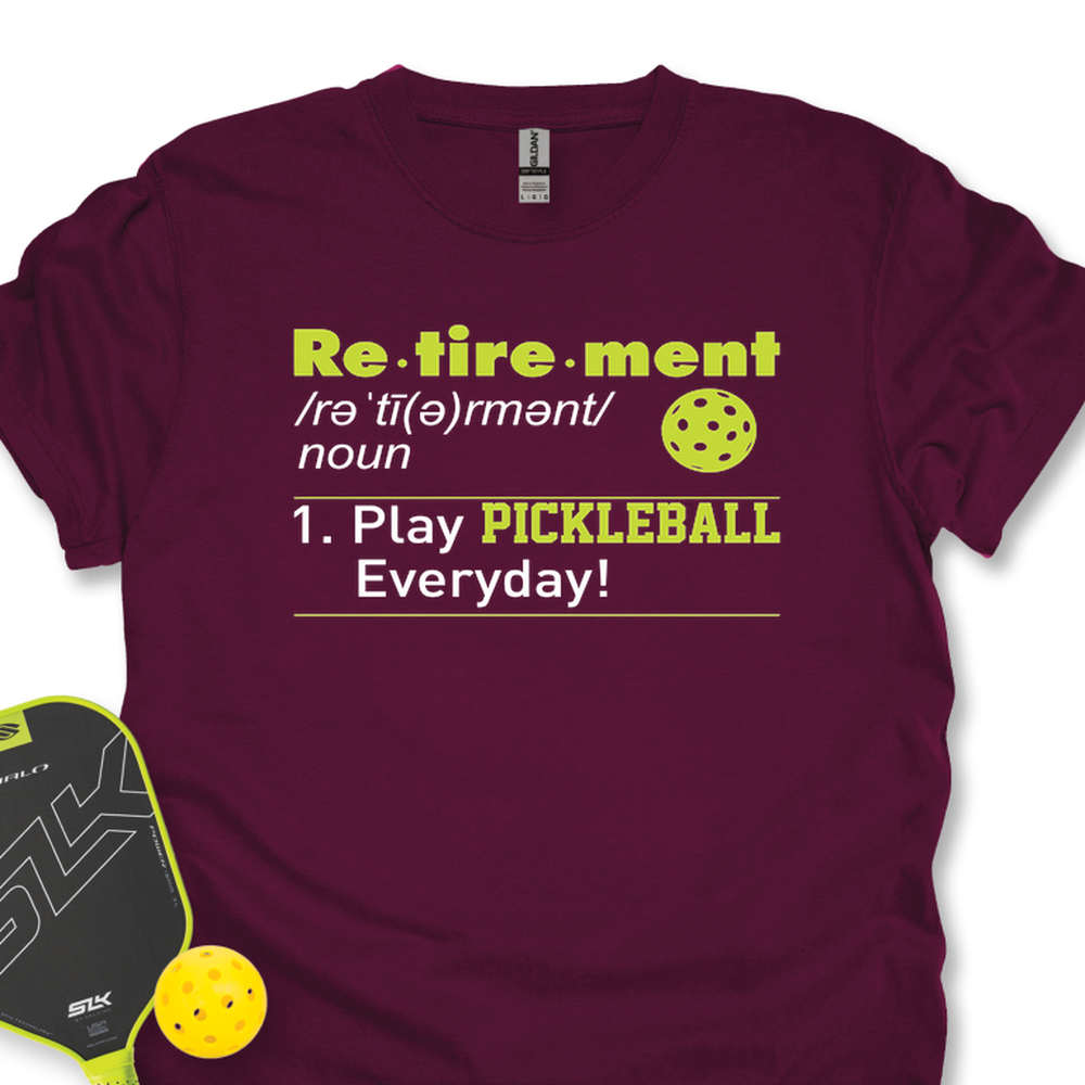 Pickleball Retirement Define Unisex T-Shirt - Picklechillz
