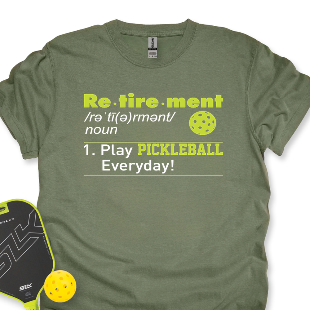 Pickleball Retirement Define Unisex T-Shirt - Picklechillz