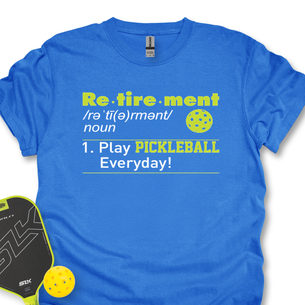 Pickleball Retirement Define Unisex T-Shirt - Picklechillz
