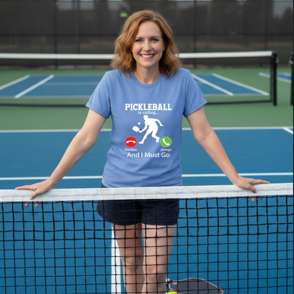 Pickleball Is Calling...Decline Accept And I Must Go Unisex T-Shirt - Picklechillz