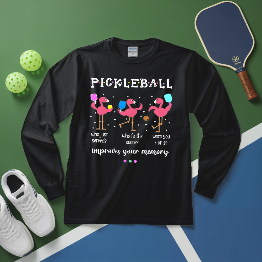 Pickleball Who Just Served? What's The Score? Long Sleeve - Picklechillz
