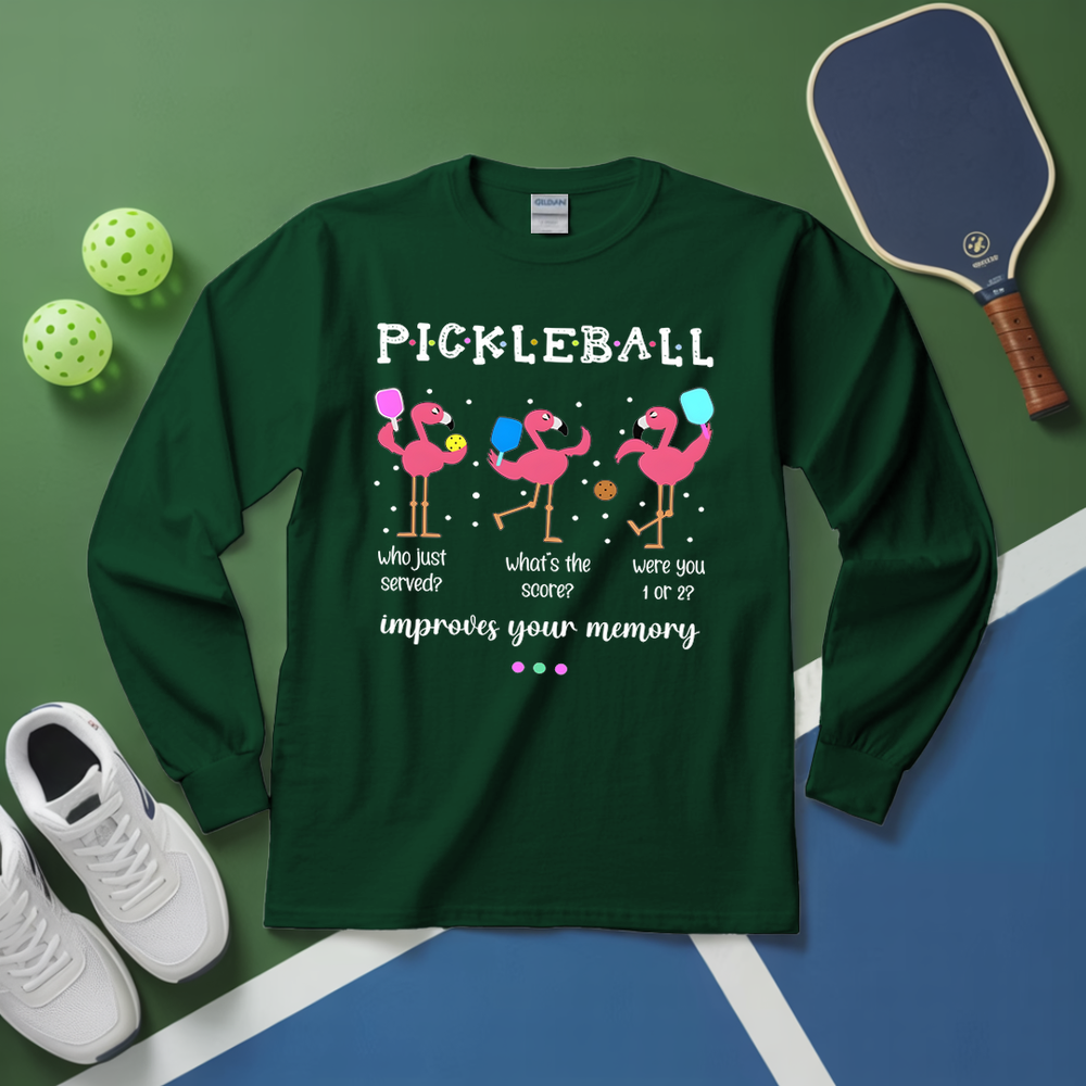 Pickleball Who Just Served? What's The Score? Long Sleeve - Picklechillz