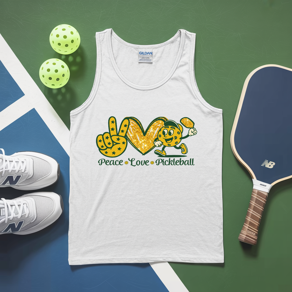 Peace Love Pickleball Tank Top - Picklechillz