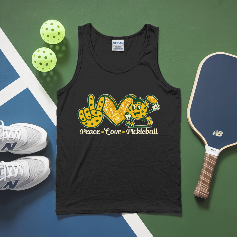 Peace Love Pickleball Tank Top - Picklechillz