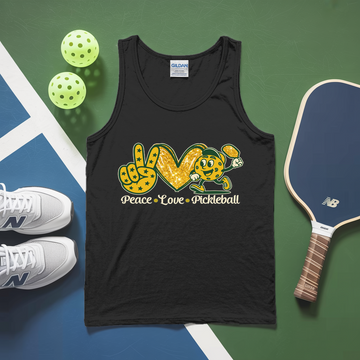Peace Love Pickleball Tank Top - Picklechillz