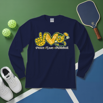 Peace Love Pickleball Long Sleeve - Picklechillz