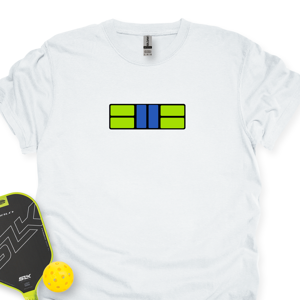 Pickle Court - Navy Snap Back Pickleball Unisex T-Shirt - Picklechillz