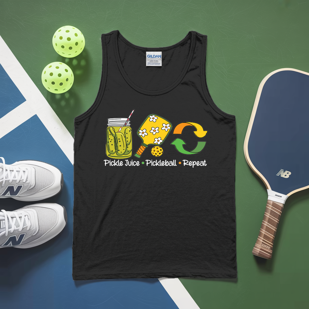 Pickle Juice Pickleball Repeat Player Tank Top - Picklechillz