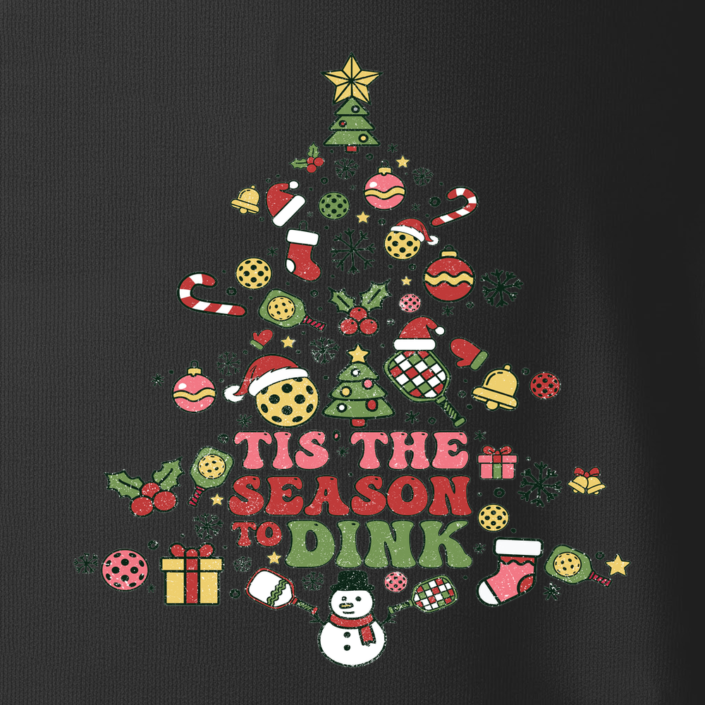 Pickleball Christmas Tree Unisex T-Shirt - Picklechillz
