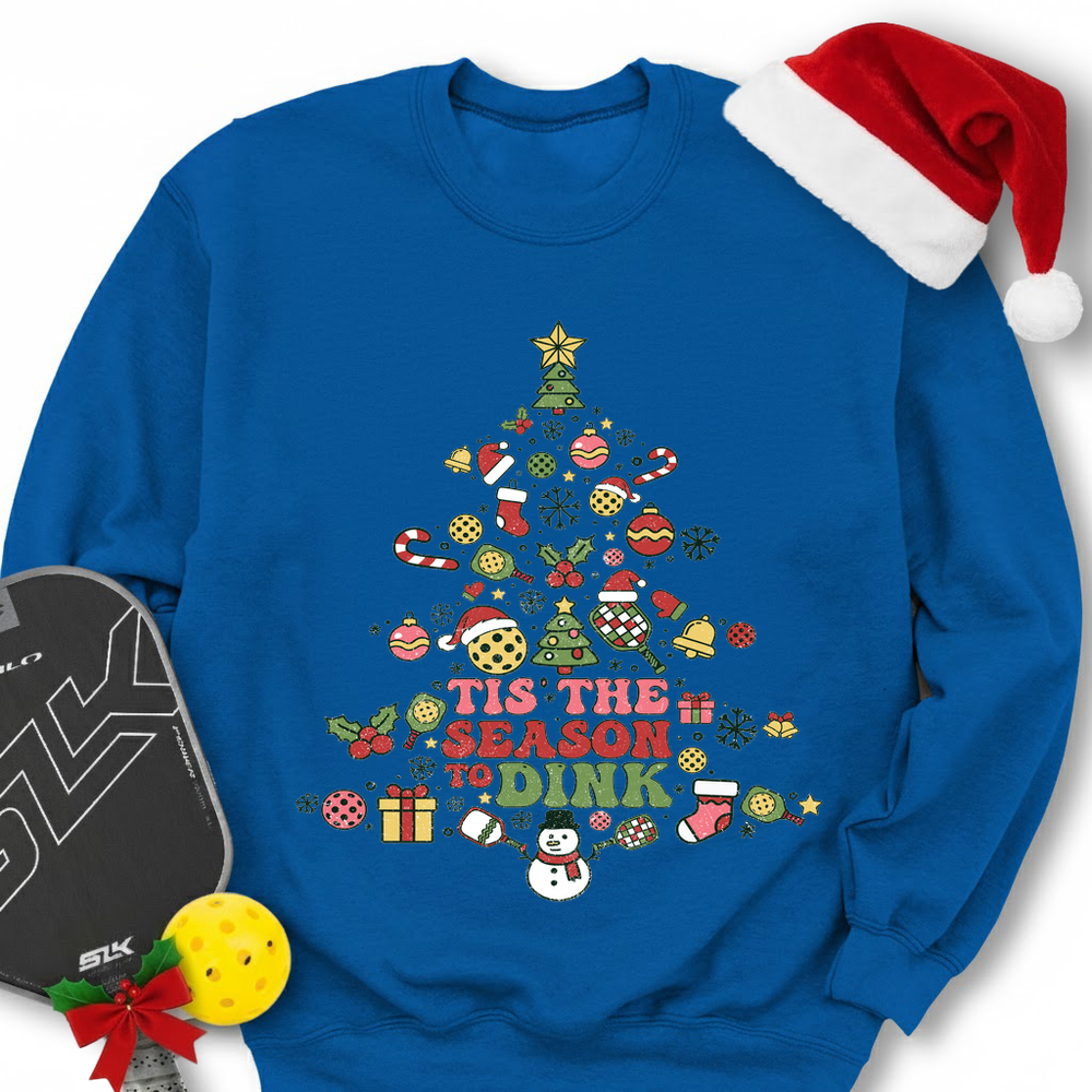 Pickleball Christmas Tree Sweatshirt - Picklechillz