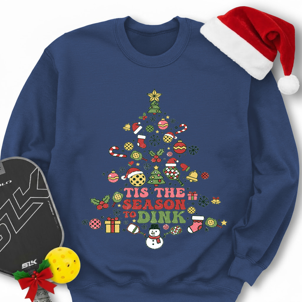 Pickleball Christmas Tree Sweatshirt - Picklechillz