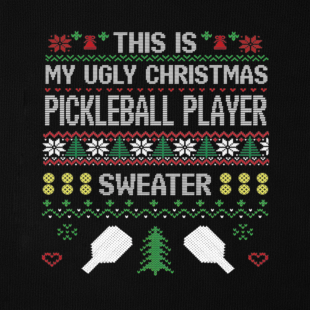 Pickleball Christmas Ugly Sweater Sweatshirt - Picklechillz