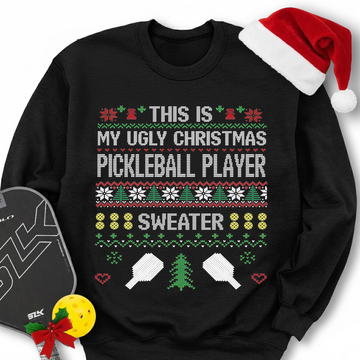 Pickleball Christmas Ugly Sweater Sweatshirt - Picklechillz