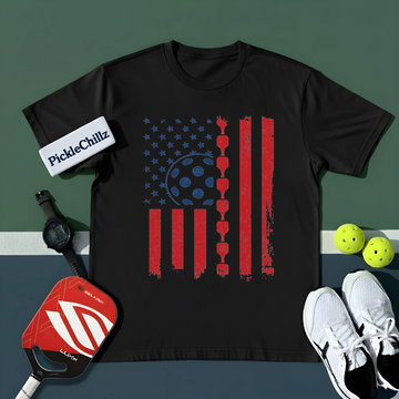 Pickleball Flag Unisex T-Shirt - Picklechillz