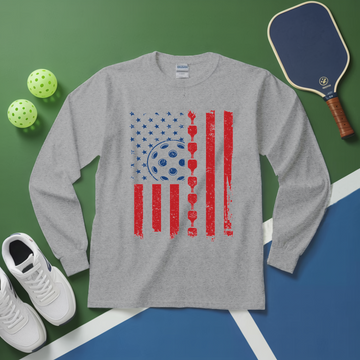 Pickleball Flag Long Sleeve - Picklechillz