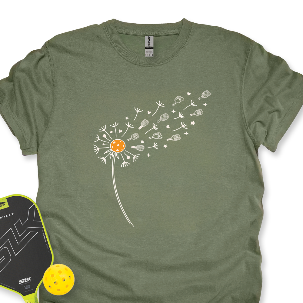 Pickleball Dandelion Unisex T-Shirt - Picklechillz