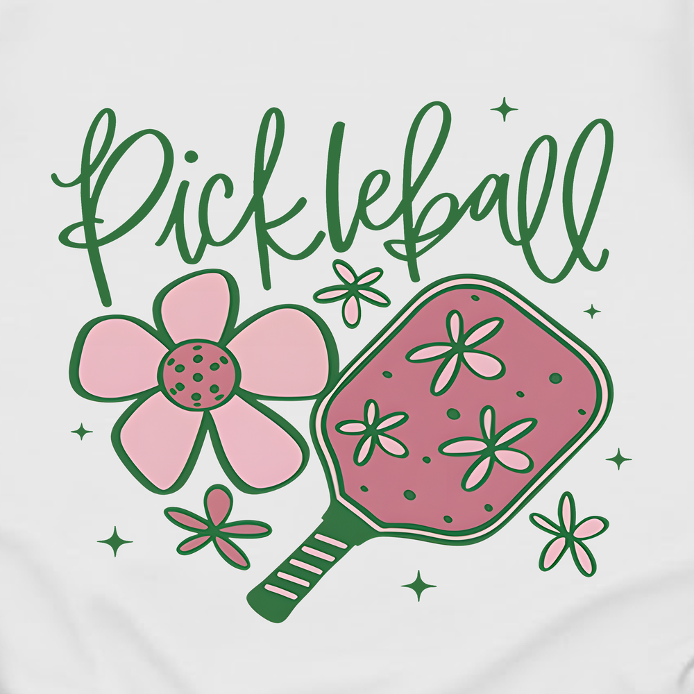 Pickleball Flower Graphic Long Sleeve - Picklechillz